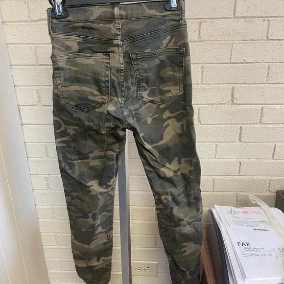 Topshop Moto Camouflage High Rise Skinny Stretch Pants - Picture 8 of 9